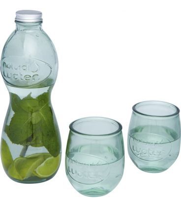 Set din sticlă reciclată alcătuit din 3 piese